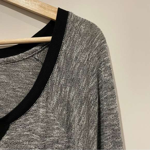 Grey Sweatshirt Style Dress - Picture 2 of 3